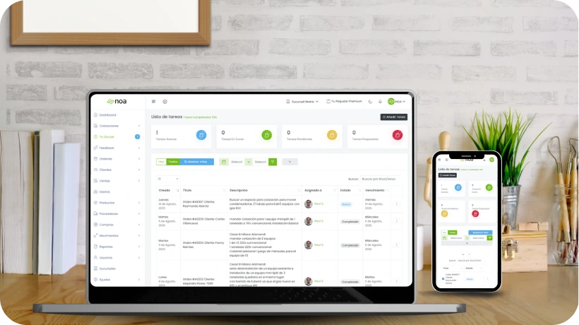 NOA – Características – To-Do List