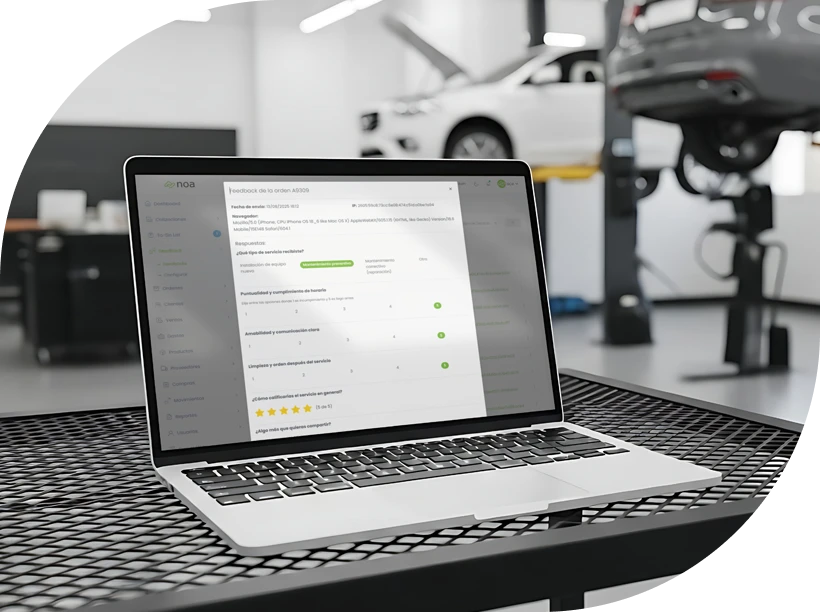 NOA – Características – Feedback